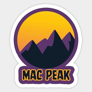 Mac Peak Sticker